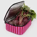 Baggu - BA BA HG - Lunch Box, Pink & Red Painted Stripe