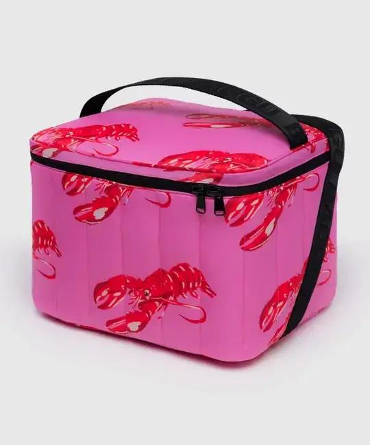 Baggu - BA BA HG - Puffy Cooler Bag, Pink Lobster
