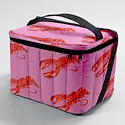 Baggu - BA BA HG - Puffy Cooler Bag, Pink Lobster