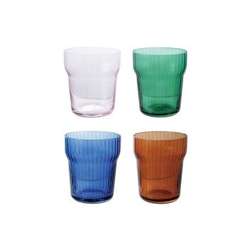 Hazel Mazel - HM HM HG - Fluted Drinking Glass, Assorted Color