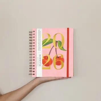 Seedlings - SED SED AG12 - 2026 Sweetest Cherries Spiral Planner 12-Month Agenda