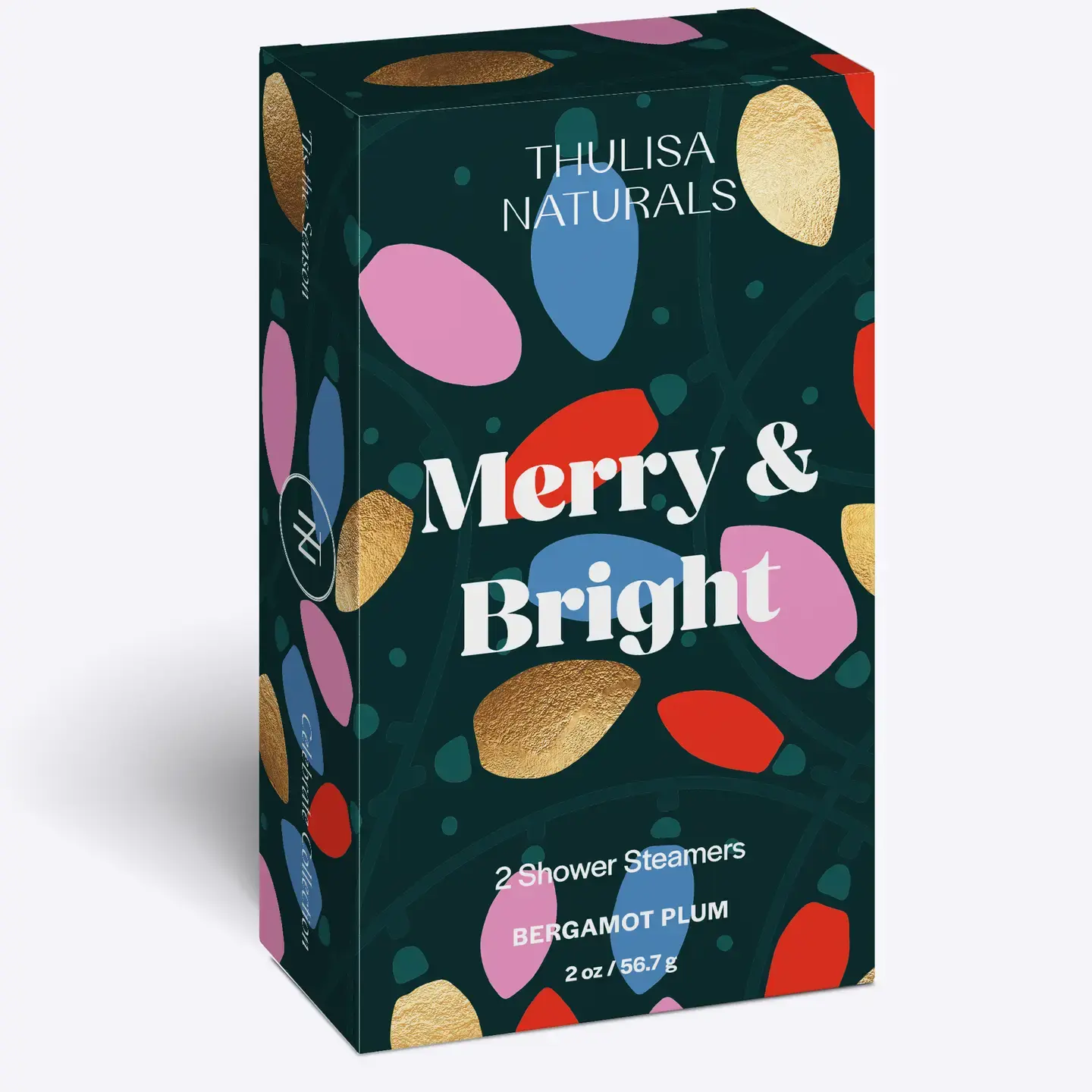Thulisa Naturals - THN THN APPR - Merry & Bright, Bergamot and Plum Shower Steamer 2 pack