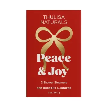 Thulisa Naturals - THN THN APPR - Peace & Joy, Red Currant and Juniper Shower Steamer 2 pack
