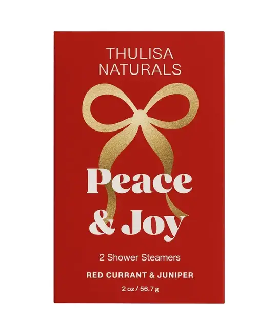 Thulisa Naturals - THN THN APPR - Peace & Joy, Red Currant and Juniper Shower Steamer 2 pack