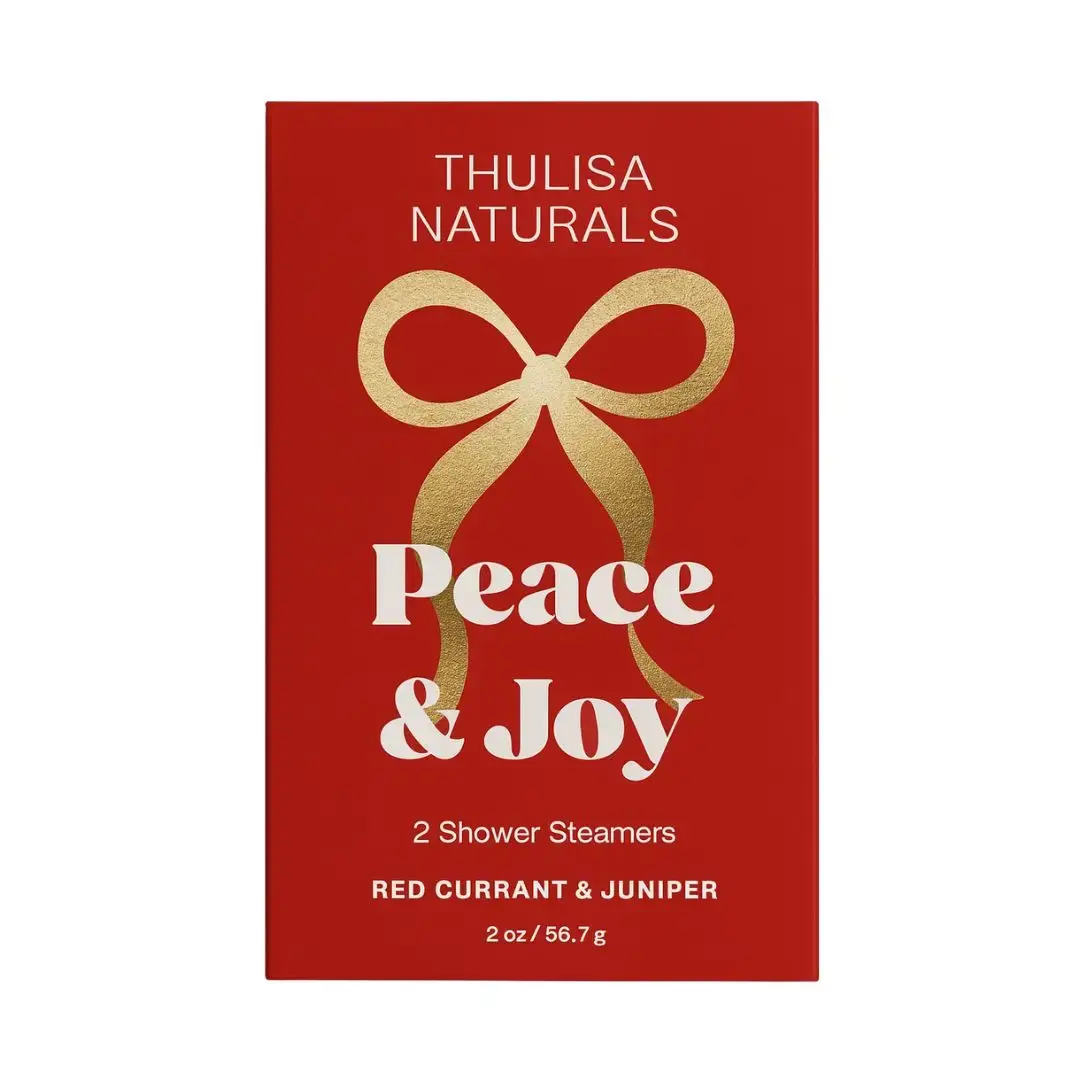 Thulisa Naturals - THN THN APPR - Peace & Joy, Red Currant and Juniper Shower Steamer 2 pack