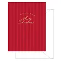 Sugar Paper - SUG SUGGCHO0038 - Red Stripe Merry Christmas Card