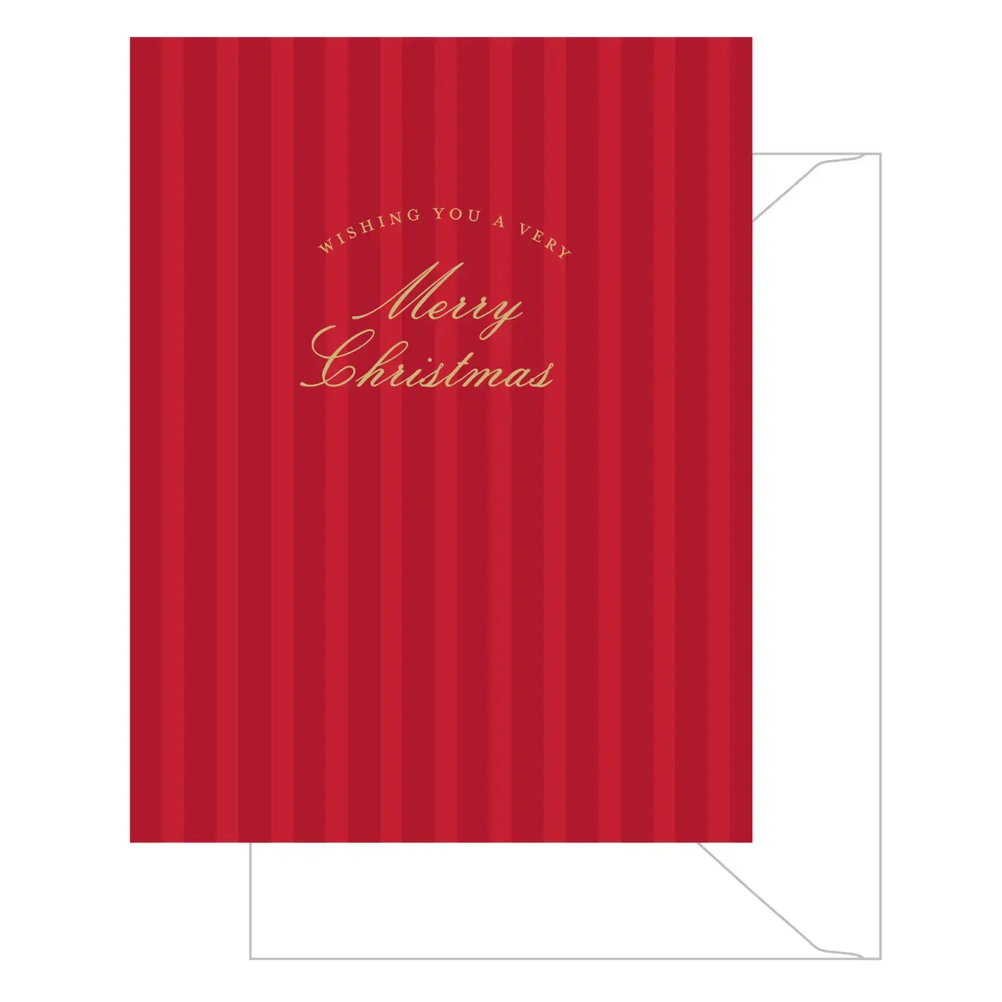 Sugar Paper - SUG SUGGCHO0038 - Red Stripe Merry Christmas Card