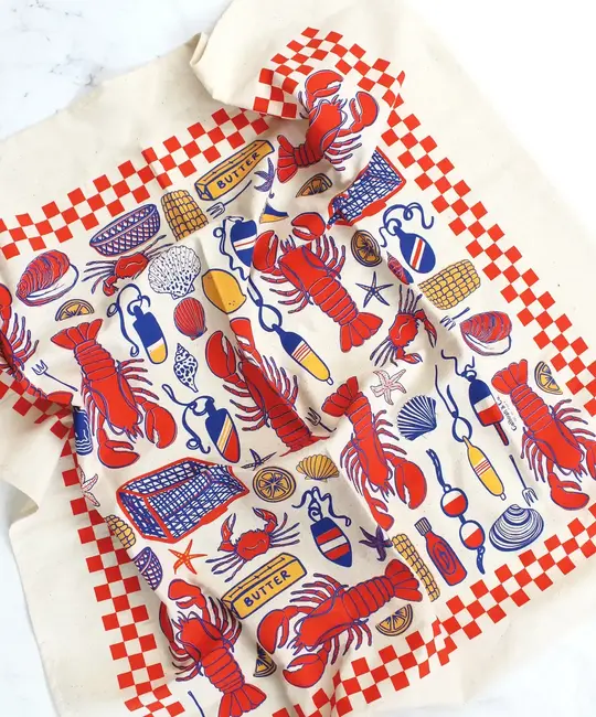 Calhoun & Co. - CAL CAL HGKL - Lobster Shack Tea Towel
