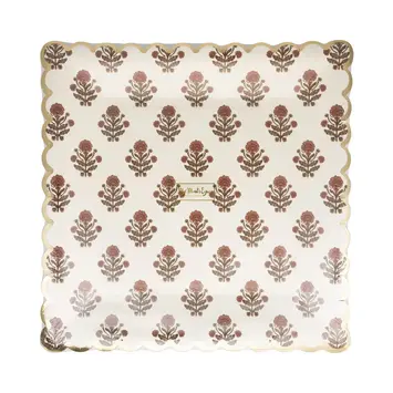 My Minds Eye - MME MME PS - Block Print Floral Square Plates