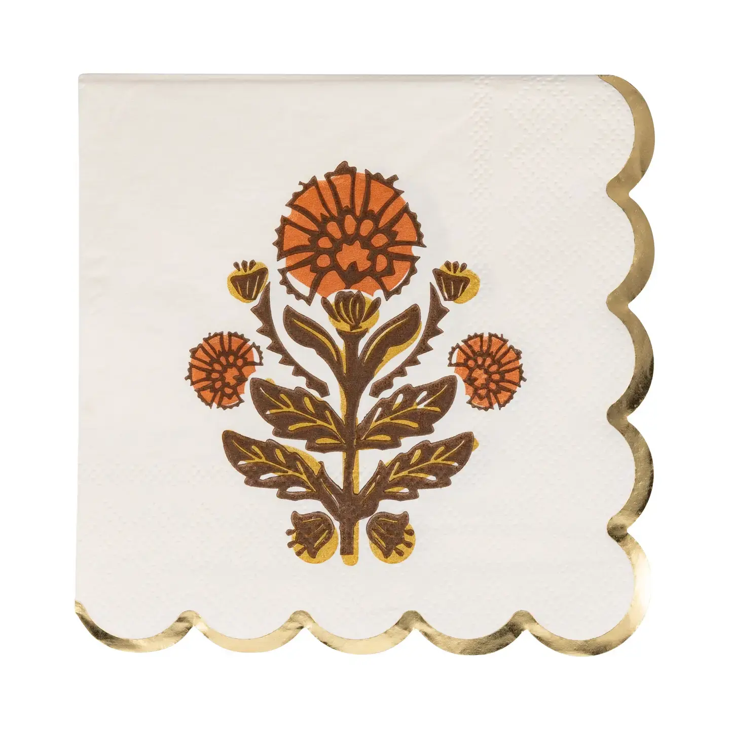 My Minds Eye - MME MME PS - Block Print Floral Small Napkins