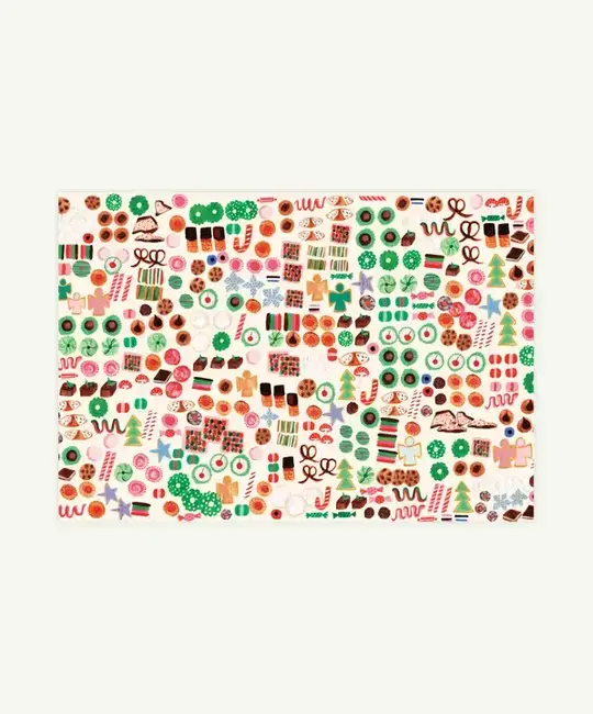 Mr. Boddington's Studio - MB MB WPROHO - Cookie Tray Holiday Wrap Roll, Set of 3 Sheets