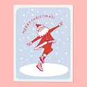 The Good Twin - TGT TGT NSHO - Skating Santa Boxed Note Set, Set of 6