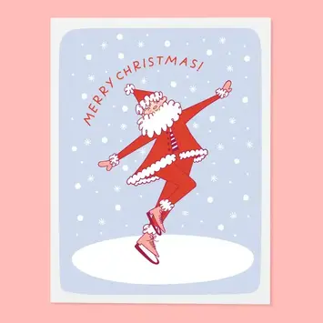 The Good Twin - TGT TGT NSHO - Skating Santa Boxed Note Set, Set of 6