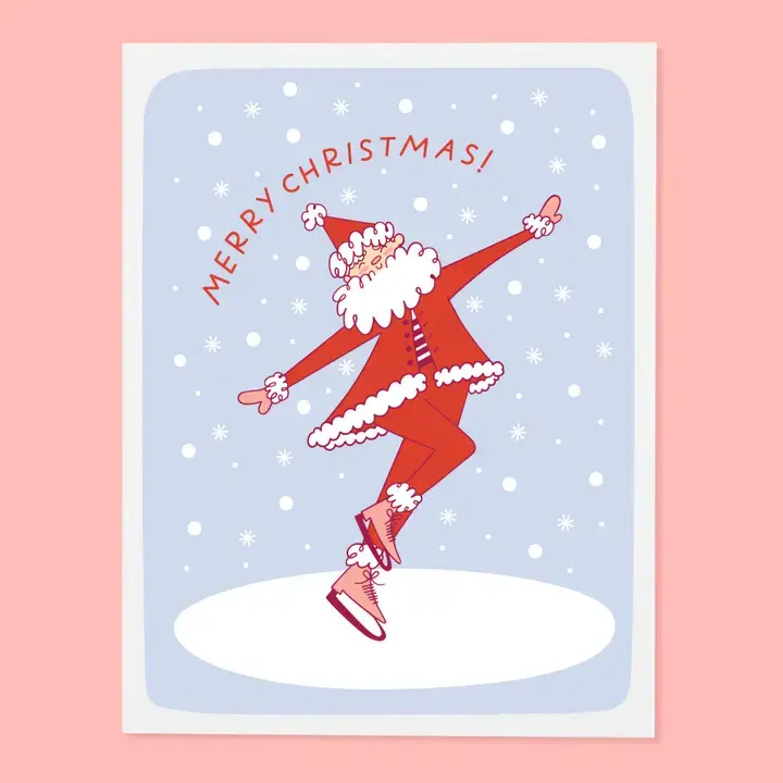 The Good Twin - TGT TGT NSHO - Skating Santa Boxed Note Set, Set of 6