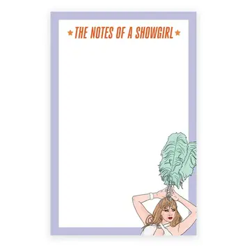 Sammy Gorin - SAG SAG NP - Notes of a Showgirl Taylor Swift Notepad