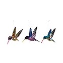 Creative Co-Op - CCO CCO OR - Hummingbird with Sequins Ornament (Assorted Styles)