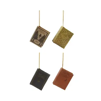 Creative Co-Op - CCO CCO OR - Fabric Nature Book Ornament (Assorted)
