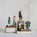 Creative Co-Op - CCO CCO OR - Wool Felt Camping Animal Ornament (Assorted Styles: Zebra, Giraffe, Dog, Badger, Elephant)