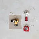 Creative Co-Op - CCO CCO OR - Construction Tool Glass Ornament (Assorted)