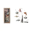 Creative Co-Op - CCO CCO OR - Wool Felt Sea Creature Animals Boxed Set of 8
