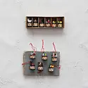 Creative Co-Op - CCO CCO OR - Single Wood Holiday Drum Ornament (Assorted)