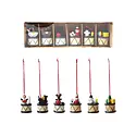 Creative Co-Op - CCO CCO OR - Single Wood Holiday Drum Ornament (Assorted)