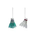 Creative Co-Op - CCO CCO OR - Badminton Birdie Shuttlecock Ornament (Assorted)