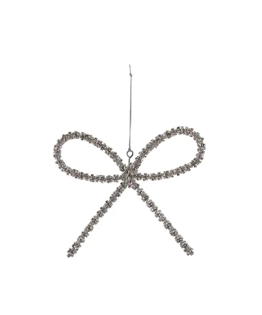 Creative Co-Op - CCO CCO OR - Rhinestone Metal Bow Ornament