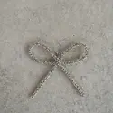 Creative Co-Op - CCO CCO OR - Rhinestone Metal Bow Ornament