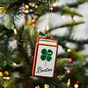 Furbish Studio - FS FS OR - Boston Shamrock Matchbook Ornament