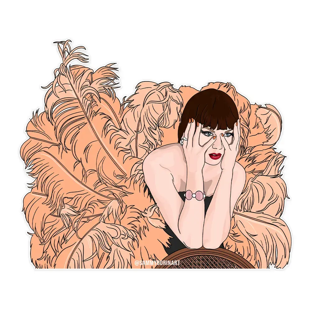 Sammy Gorin - SAG SAG ST - And, Baby, That's Showbiz Showgirl Taylor Swift Sticker