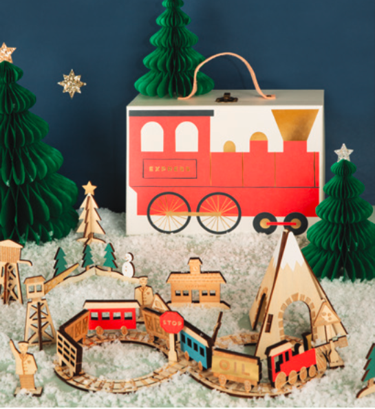 Meri Meri - MEM MEM CAAD - Railway Train Advent Calendar