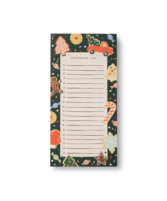 Rifle Paper Co - RP RP NP - Christmas Cookies Market List Note Pad