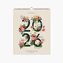 Rifle Paper Co - RP RP CAWA - 2026 Dahlia Vertical Appointment Calendar