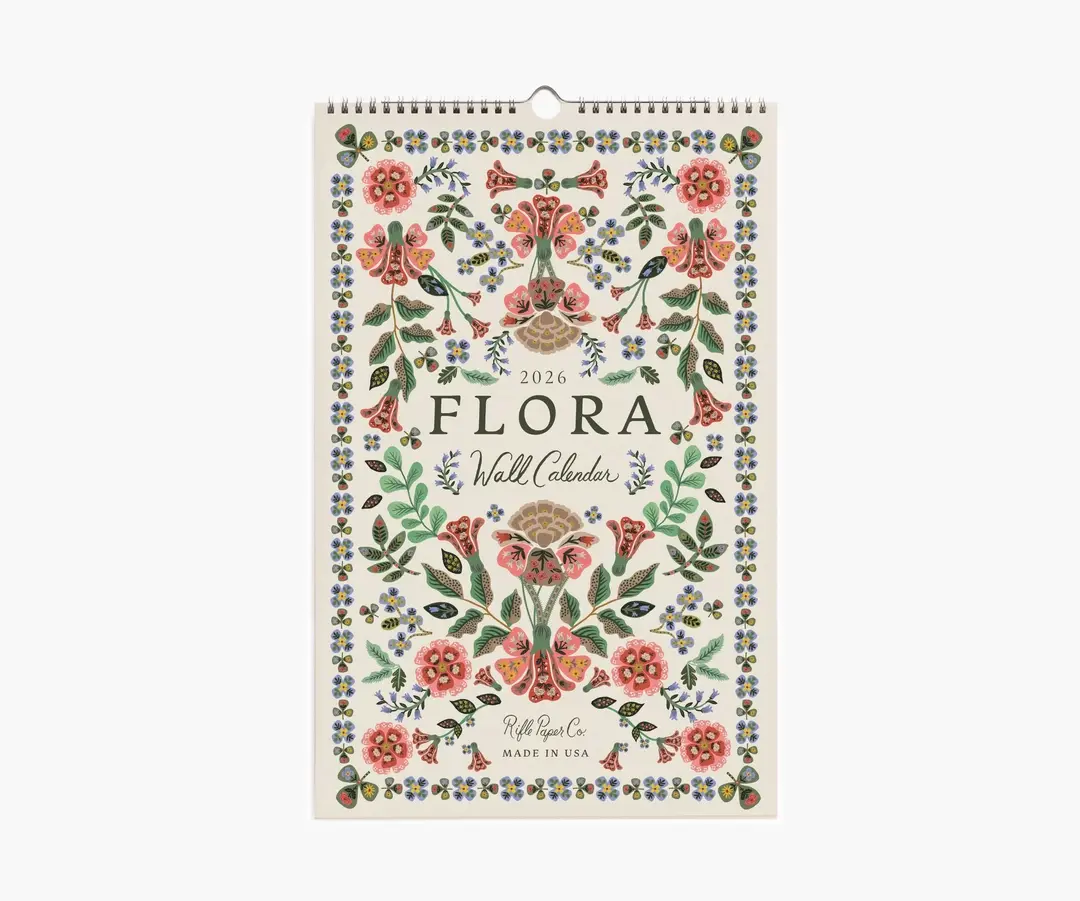 Rifle Paper Co - RP RP CAWA - 2026 Flora Wall Calendar