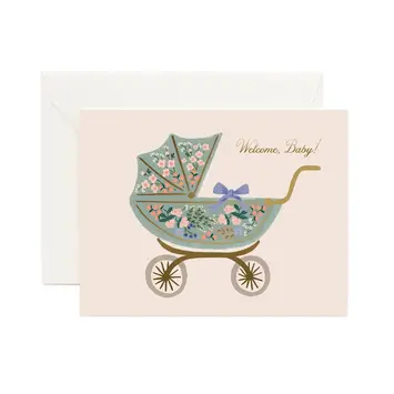 Rifle Paper Co - RP RPGCBA0018 - Floral Pram Baby Card