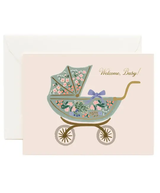 Rifle Paper Co - RP RPGCBA0018 - Floral Pram Baby Card