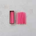 Creative Co-Op - CCO CCO CATA - Pink Thin Taper Candle (1/2" Round)  Box Set of 24, Unscented 10" tall