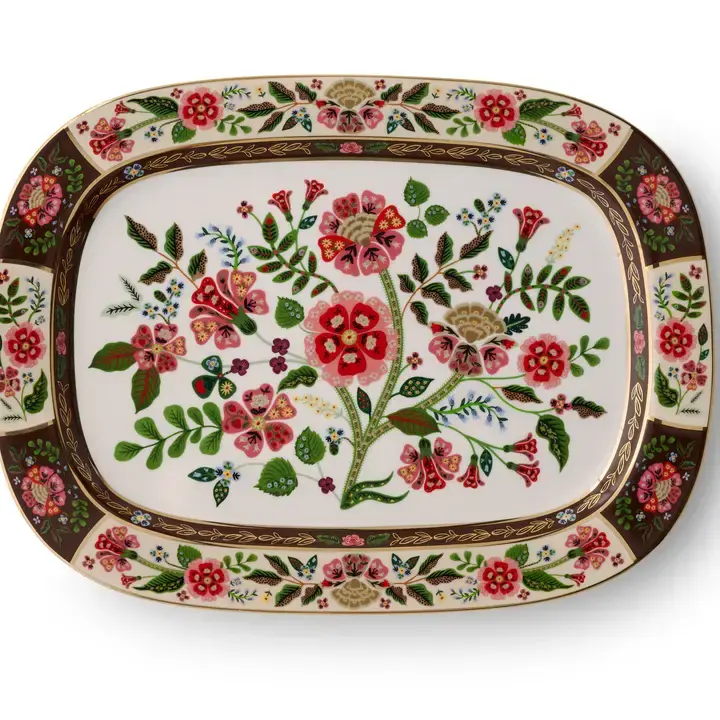 Rifle Paper Co - RP RP HG - Gracie Large Porcelain Serving Platter