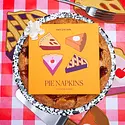 Piecework Puzzles - PIEP PIEP HGKL - Pie Linen Cocktail Napkin Set of 4