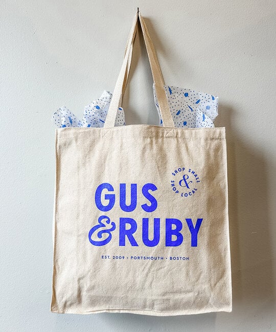 Gus and Ruby Letterpress - GR Gus & Ruby Canvas Tote
