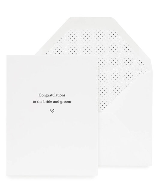 Sugar Paper - SUG SUGGCWE0015 - Congratulations to the Bride and Groom Wedding Card