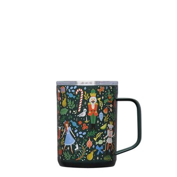 Corkcicle - CO CO HG - Rifle Paper Co. Evergreen Nutcracker Mug