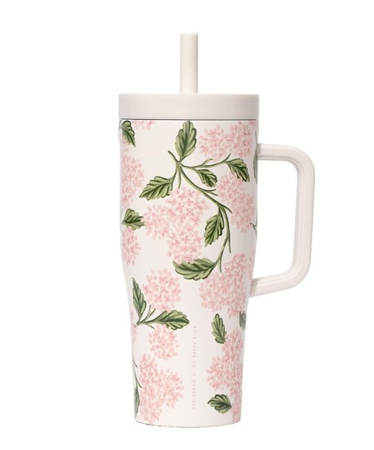 Corkcicle - CO CO HG -  Pink Hydrangea Cruiser Cup 22oz