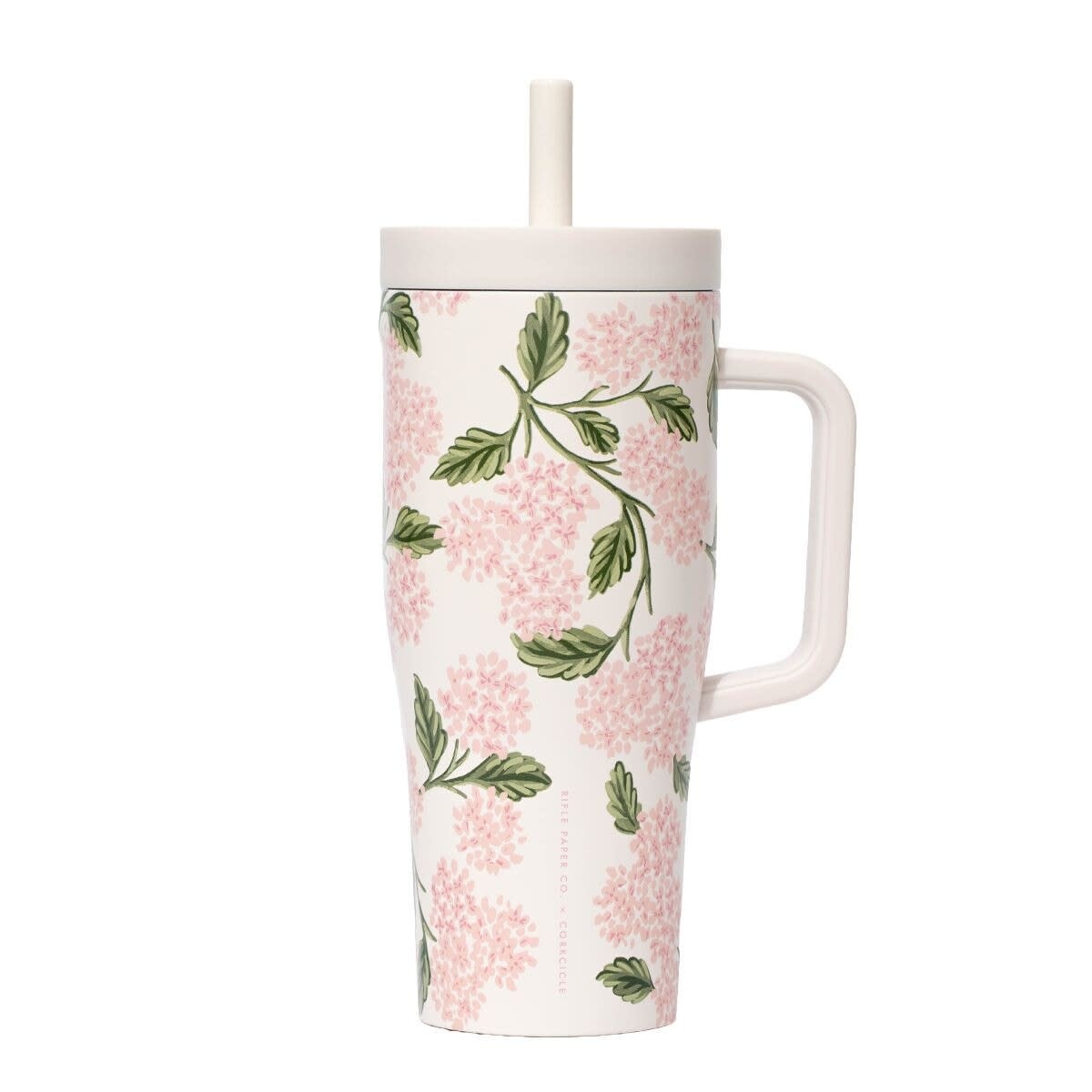 Corkcicle - CO CO HG -  Pink Hydrangea Cruiser Cup 22oz