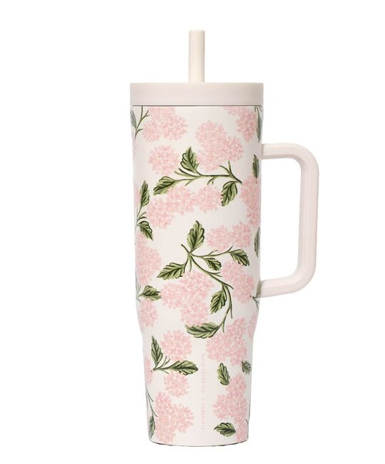 Corkcicle - CO CO HG -  Pink Hydrangea Cruiser Cup 40oz
