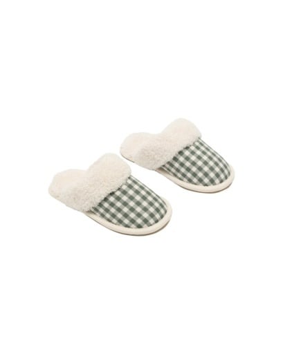 Rylee + Cru - RC RC BKBC - Slippers || Evergreen Gingham , XS