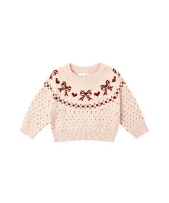 Rylee + Cru - RC RC BKBC - Fair Isle Sweater || Bows