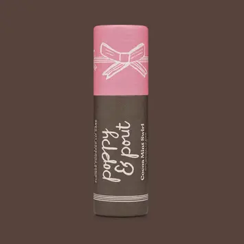 Poppy & Pout - PAP PAP APPR - Cocoa Mint Swirl Lip Balm, 2025 Holiday Collection