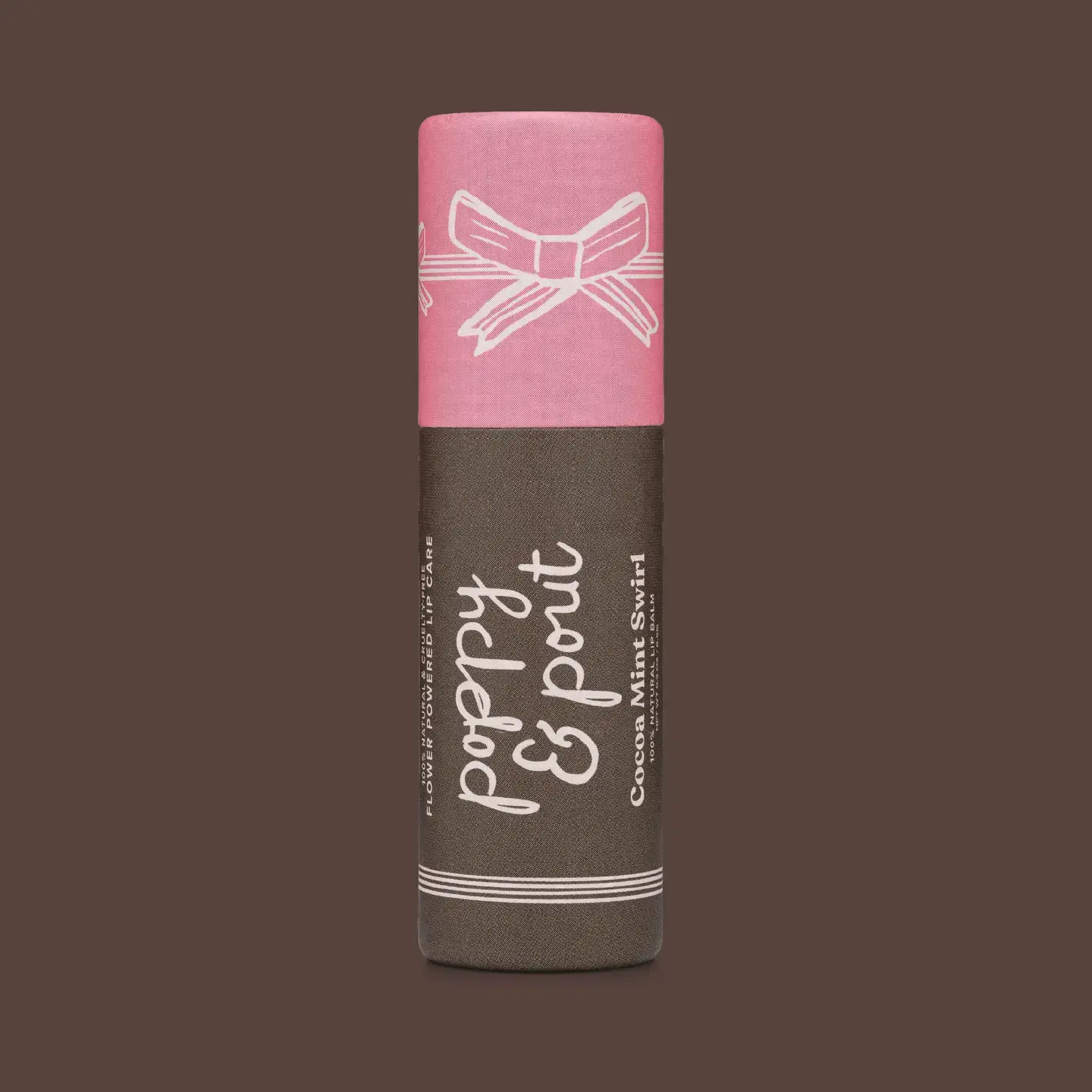 Poppy & Pout - PAP PAP APPR - Cocoa Mint Swirl Lip Balm, 2025 Holiday Collection